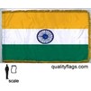 India Flag Frg w/pole hem, 2x3', Nylon