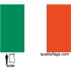 Ireland Flag w/pole hem, 3x5', Nylon
