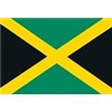 Jamaica Flag w/pole hem, 4x6', Nylon