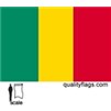 Mali Flag w/pole hem, 3x5', Nylon