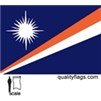 Marshall Islands Flag w/pole hem, 3x5', Nylon