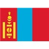 Mongolia Flag w/pole hem, 4x6', Nylon