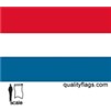Netherlands Flag w/pole hem, 3x5', Nylon