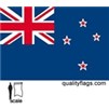 New Zealand Flag w/pole hem, 3x5', Nylon
