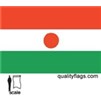 Niger Flag w/pole hem, 3x5', Nylon