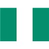 Nigeria Flag w/pole hem, 4x6', Nylon