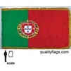 Portugal Flag Frg w/pole hem, 2x3', Nylon