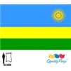 Rwanda Flag w/pole hem, 3x5', Nylon