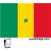 Senegal Flag w/pole hem, 3x5', Nylon