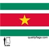 Suriname Flag w/pole hem, 3x5', Nylon
