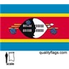 Swaziland Flag w/pole hem, 3x5', Nylon