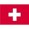 Switzerland Flag w/pole hem, 4x6', Nylon