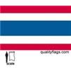 Thailand Flag w/pole hem, 3x5', Nylon