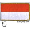 Monaco Flag Frg w/pole hem, 3x5', Nylon