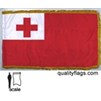 Tonga Flag Frg w/pole hem, 3x5', Nylon