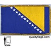 Bosnia-Herzegovina Flag Frg w/pole hem, 3x5', Nylon