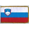 Slovenia Flag Frg w/pole hem, 4x6', Nylon