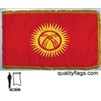 Kyrgyzstan Flag Frg w/pole hem, 3x5', Nylon