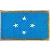 Micronesia Flag Frg w/pole hem, 3x5', Nylon