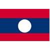 Laos Flag w/pole hem, 4x6', Nylon