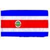 Costa Rica Flag w/Seal w/pole hem, 3x5', Nylon