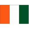 Cote D'Ivoire Flag, 12x18", Nylon