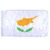 Cyprus Flag w/pole hem, 4x6', Nylon