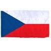 Czech Republic Flag w/pole hem, 4x6', Nylon