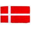 Denmark Flag w/pole hem, 4x6', Nylon