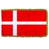Denmark Flag Frg w/pole hem, 5x8', Nylon