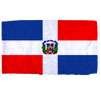Dom Rep Flag w/Seal w/pole hem, 5X8', Nylon