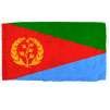 Eritrea Flag w/pole hem, 2x3', Nylon