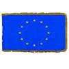 European Union Flag Frg w/pole hem, 5x8', Nylon