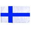 Finland Flag w/pole hem, 5x8', Nylon