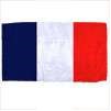 France Flag w/pole hem, 5x8', Nylon