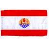 French Polynesia Flag w/pole hem, 4x6', Nylon