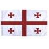 Georgia Republic Flag w/pole hem, 5x8', Nyl