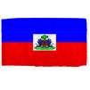 Haiti Flag w/Seal w/pole hem, 5x8', Nylon