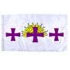 Hispanic Race Flag w/pole hem, 3x5', Nylon