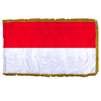 Indonesia Flag Frg w/pole hem, 2x3', Nylon