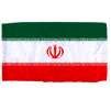 Iran Flag w/pole hem, 2x3', Nylon