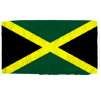 Jamaica Flag w/pole hem, 5x8', Nylon
