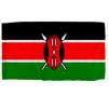 Kenya Flag w/pole hem, 5x8', Nylon