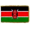 Kenya Flag Frg w/pole hem, 2x3', Nylon