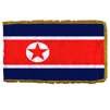 North Korea Flag Frg w/pole hem, 2x3', Nylon