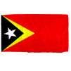 East Timor Flag w/pole hem, 3x5', Nylon