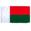 Madagascar Flag w/pole hem, 5x8', Nylon