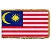 Malaysia Flag Frg w/pole hem, 5x8', Nylon