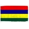 Mauritius Flag w/pole hem, 2x3', Nylon