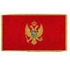 Montenegro Flag w/pole hem, 5x8', Nylon